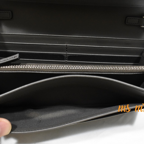 NIB Fendi Faces Leather Wallet on Chain Clutch - Picture 5 of 8